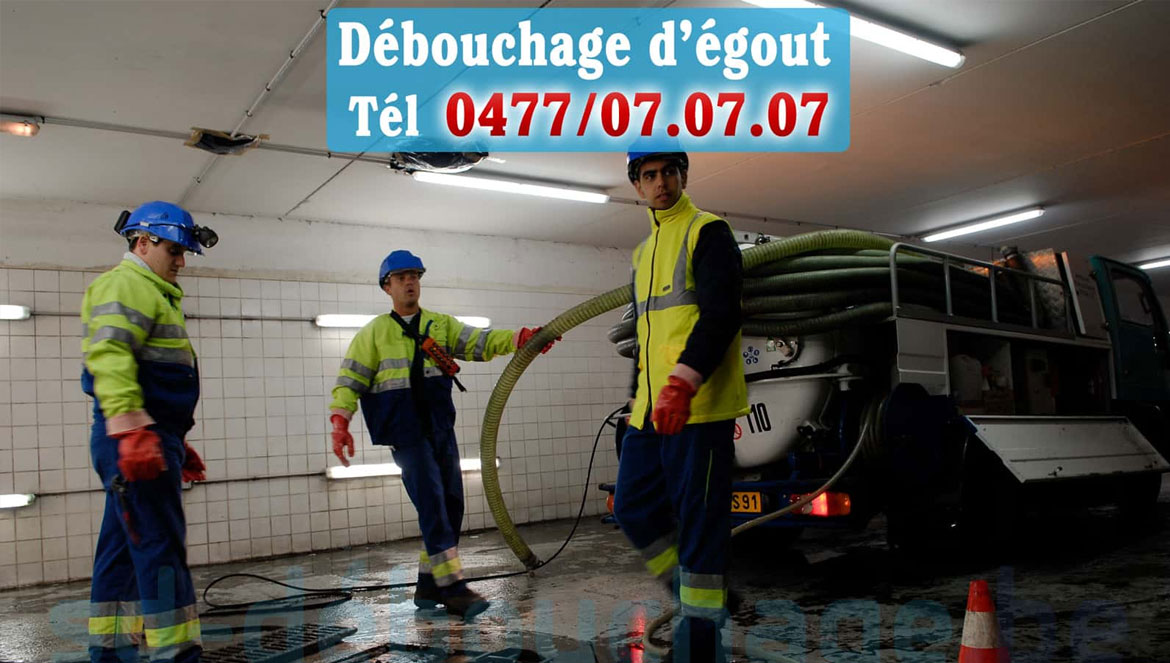 Entreprise Débouchage des canalisations à Petit Prix, 24H/24 7J/7 - 0477 07 07 07